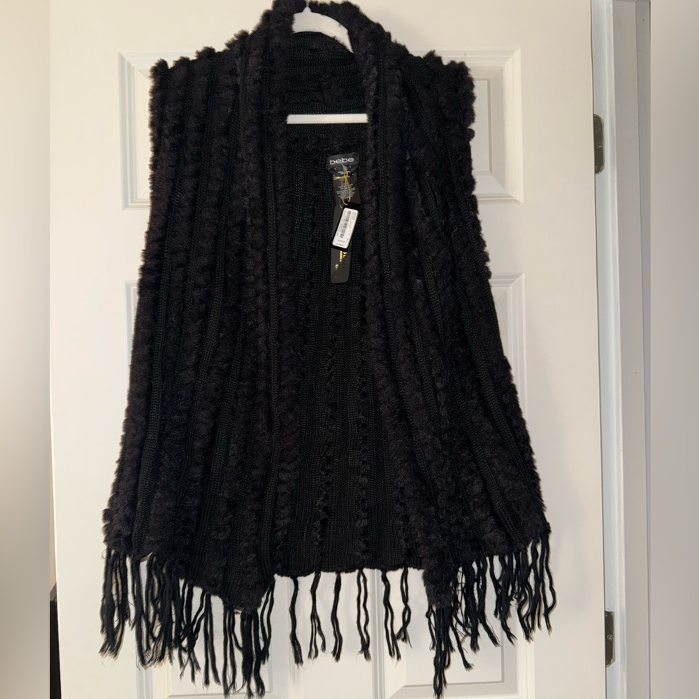 Faux fur vest
